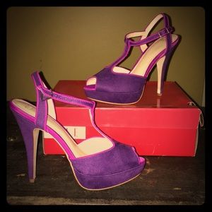 Brand New Elle Heels in purple